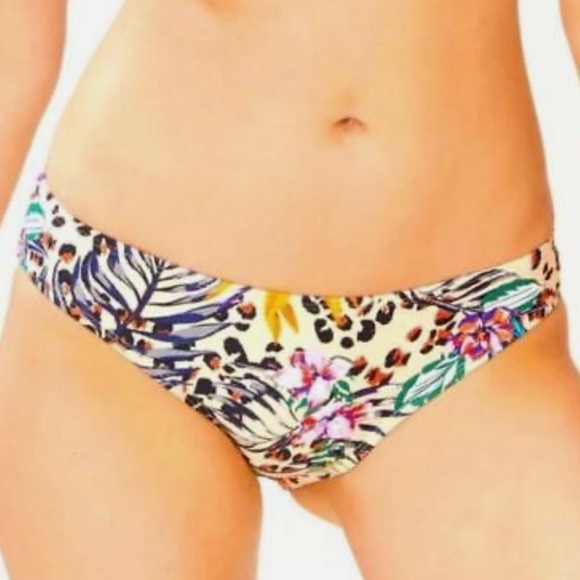 Andie Swim The Bikini Bottom in Palms Tropical Size XXXL Plus Size - Picture 1 of 8